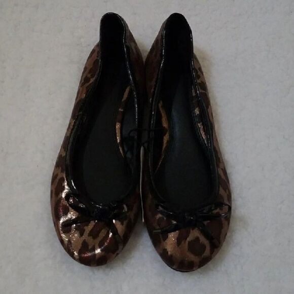 NY&C Leopard Print Flats Size 6 - Picture 1 of 8
